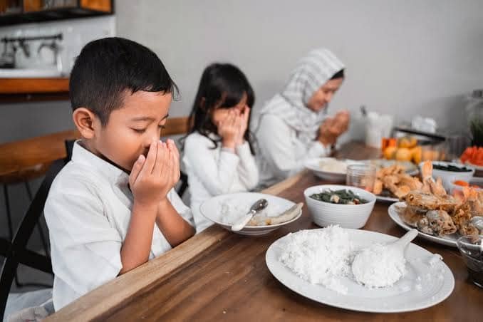 Dua before eating