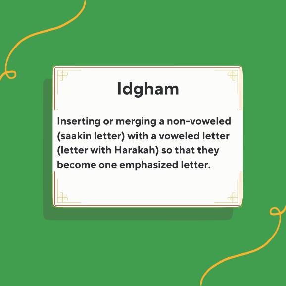Idgham rule