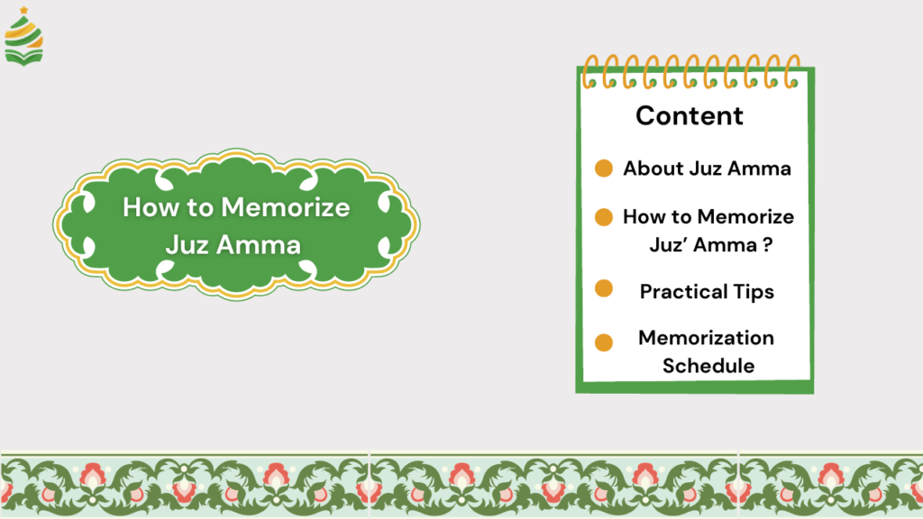 How to Memorize Juz Amma